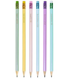 6 Be Happy Pencils
