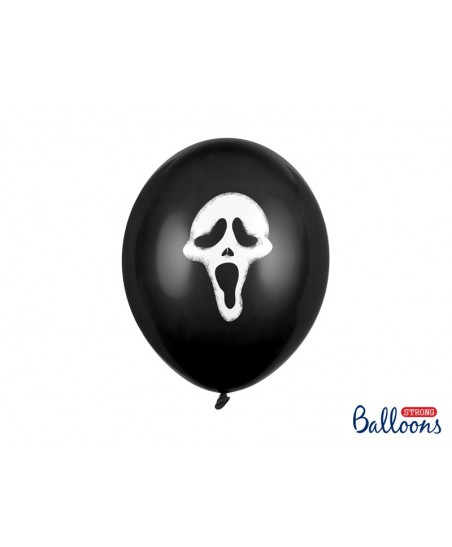 Ballon Noir Pastel avec Scream