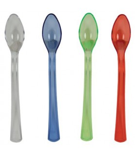 24 Mini Spoons Colored