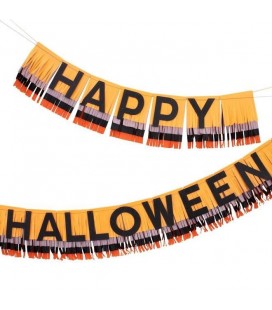 Happy Halloween Fringe Garland