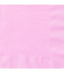 20 Pink Lunch Napkins