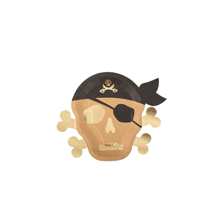 Assiettes Pirates