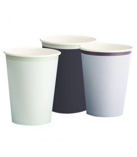 Navy, Blue & Mint Paper Cups