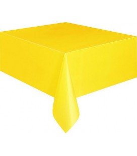 Gelbe Tischdecke