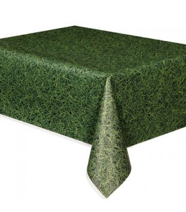 Grassgrüne Tischdecke