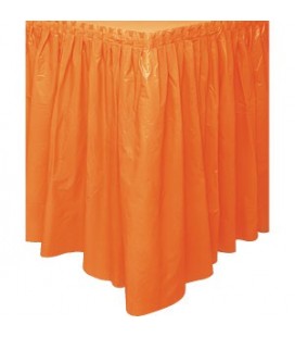 Orange Tableskirt