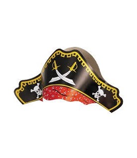 4 Pirates Paper Hats