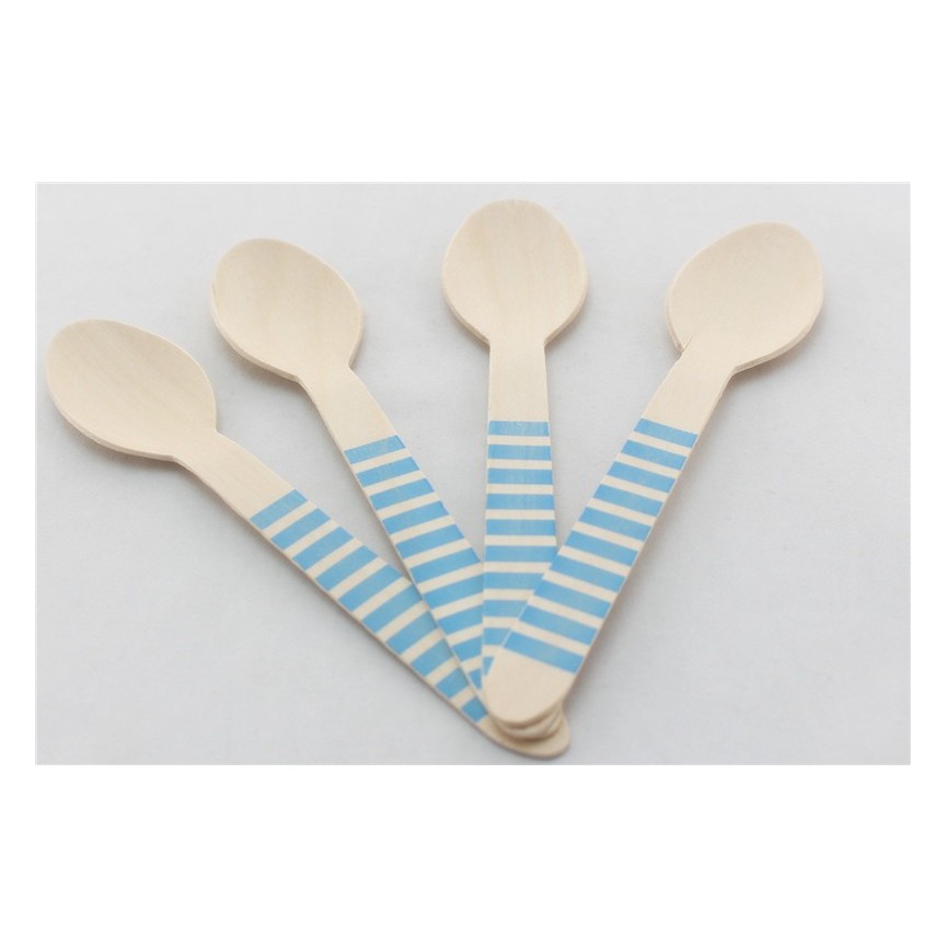 Blue Stripes Spoons