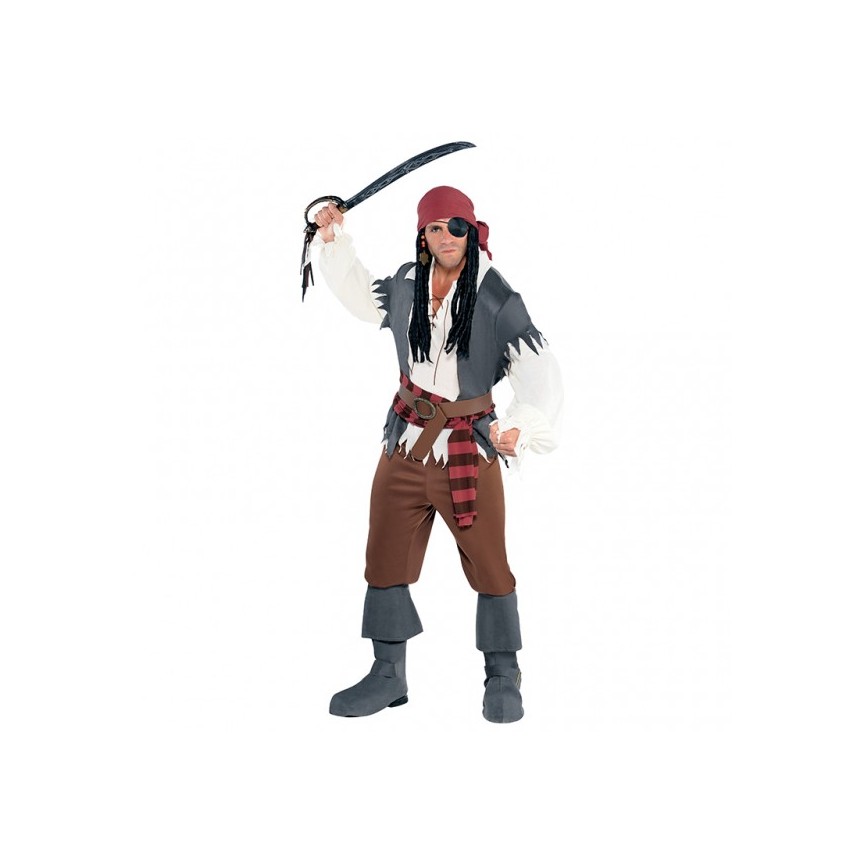 Captain Castaway Pirat Herrenverkleidung