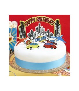 Super Heros Party Cake Decorating Kit