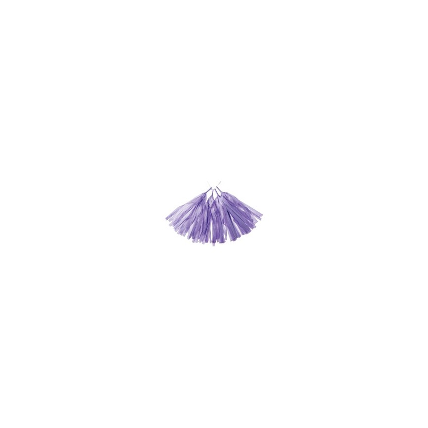 5 Purple Tassels