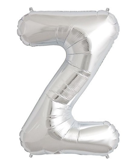 Silberner Folienluftballon "Z"
