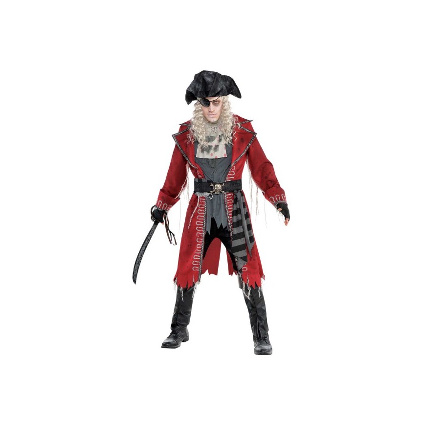 Zombie Pirate Captain Costume
