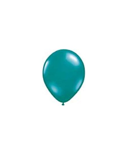 10 Türkisblaue Luftballons
