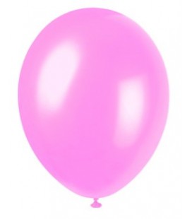 8 Perlmutt-Kristallrosa Luftballons