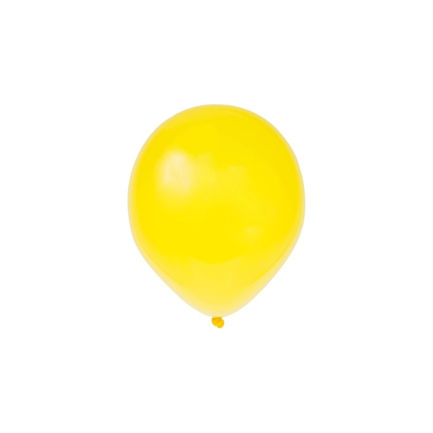 8 Ballons jaune cajun nacré