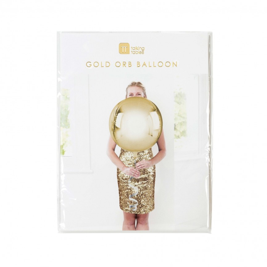 Metallic Gold Mylar Balloon