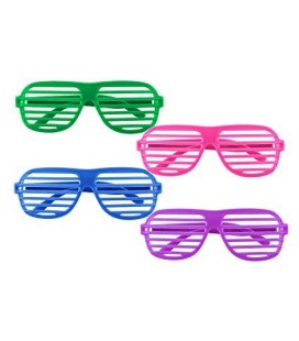 4 Neon Shutter Glasses