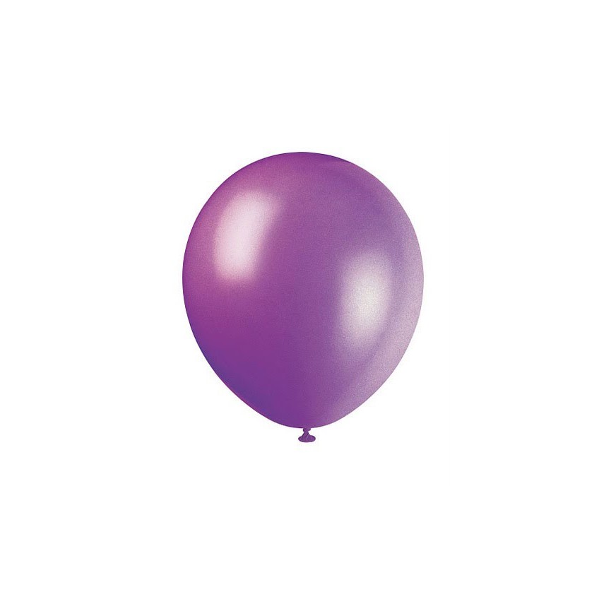 10 Ballons Violets