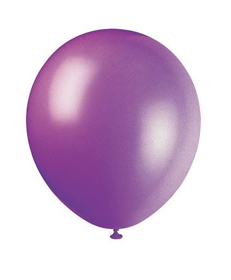 10 Ballons Violets