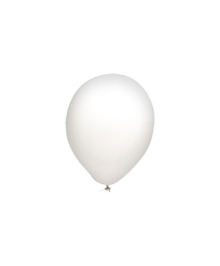 10 Weiße Luftballons