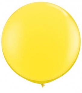 6 Ballons Géants Jaunes