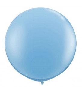 6 Giant Baby Blue Balloons