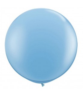 6 Giant Baby Blue Balloons