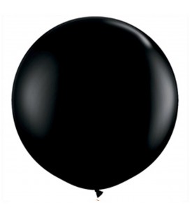 6 Riesige Schwarze Luftballons
