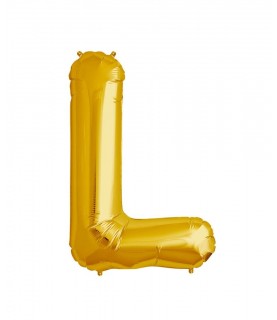 Goldener Folienluftballon "L"