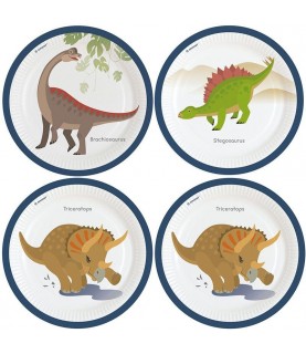 Grandes Assiettes Dinosaure