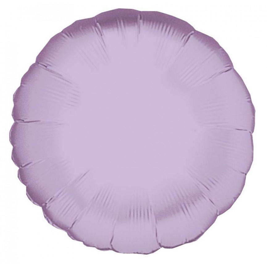 Lavender Round Mylar Balloon