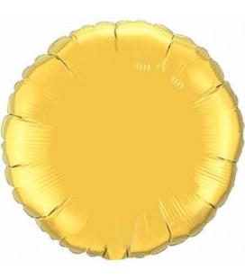 Gold Round Mylar Balloon