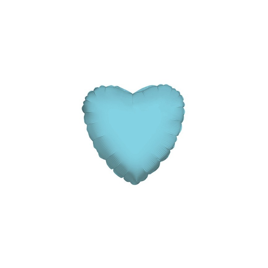 Baby Blue Heart Mylar Balloon