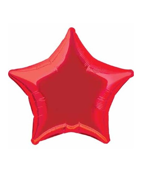 Red Star Mylar Balloon