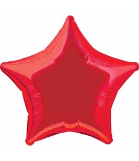 Ballon Mylar Etoile Rouge