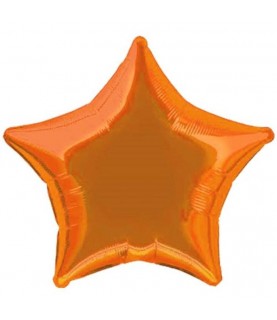 Ballon Mylar Etoile Orange