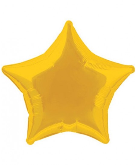 Gold Star Mylar Balloon
