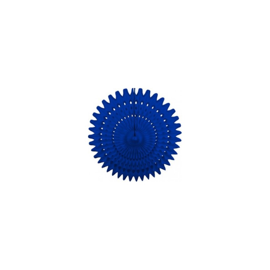 Royal Blue Honeycomb Fan