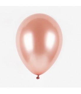 8 Rose Gold-Schimmernde Luftballons