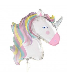 Unicorn Pastel Mylar Balloon
