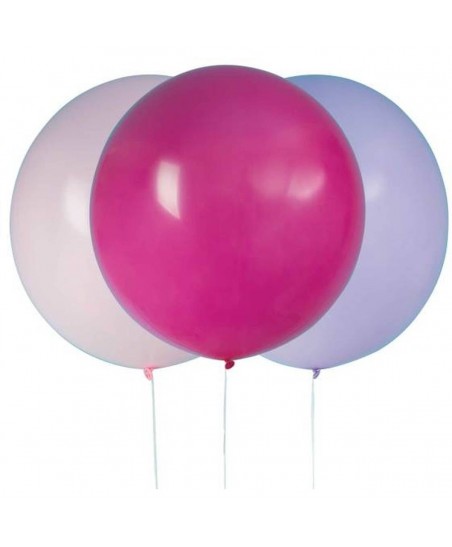 3 Riesige verschieden rosa Luftballons