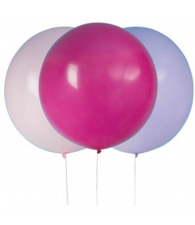 3 Riesige verschieden rosa Luftballons