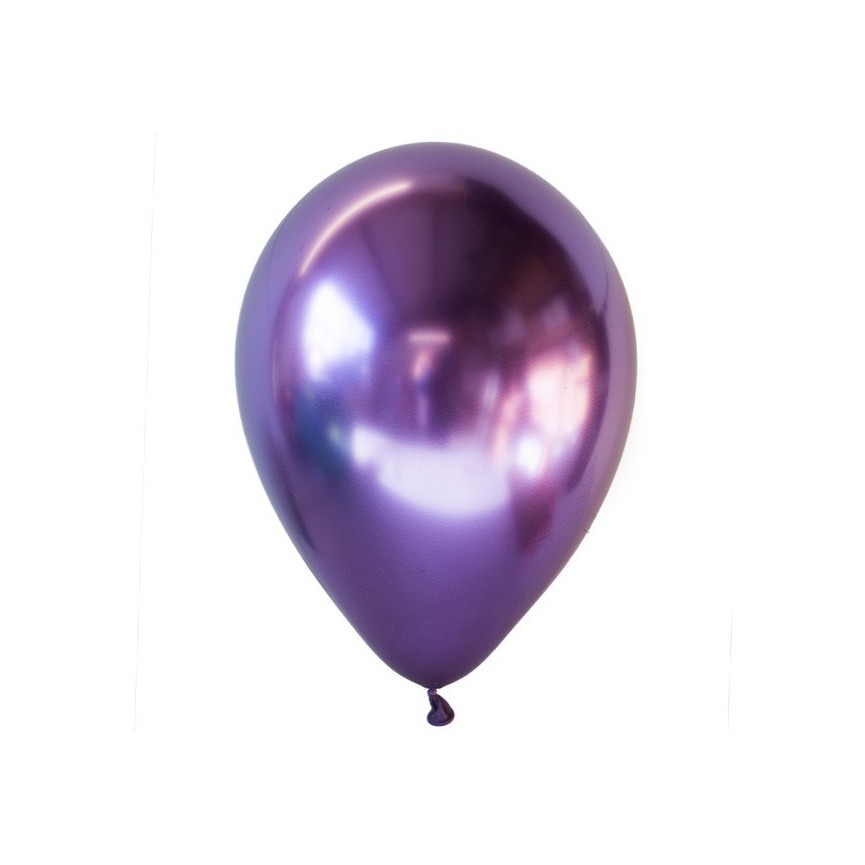 Silver Chrome Latex Balloon