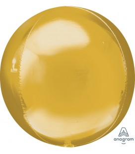 Sphärischer Orbz Folienballon Gold