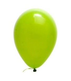 10 Zitronengrüne Luftballons