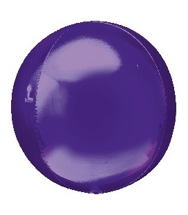 Silberner Orbz Folienluftballon