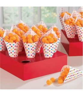 40 Snack Cones with Trays