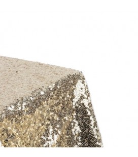 Gold Square Sequins Table Cloth