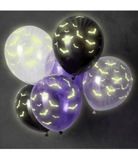 6 Ballons Lumineux Halloween